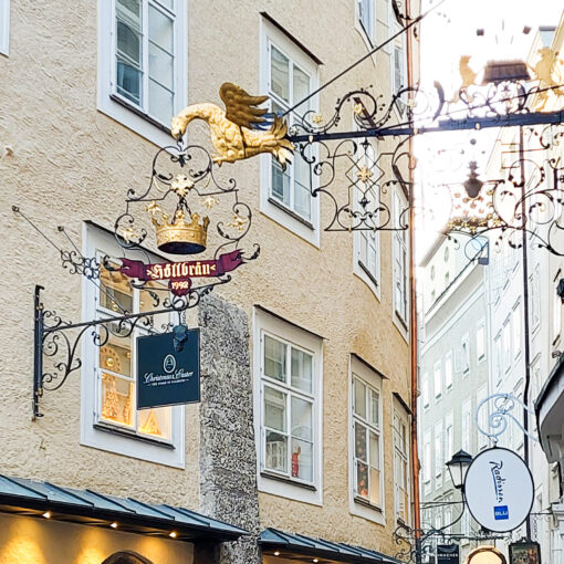 Salzburg city game historic centre
