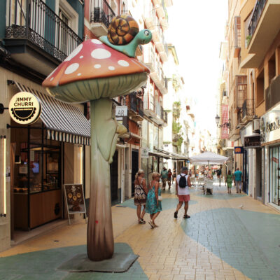Alicante stadsspel historisch centrum