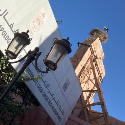 Marrakesh long city game through kasbah